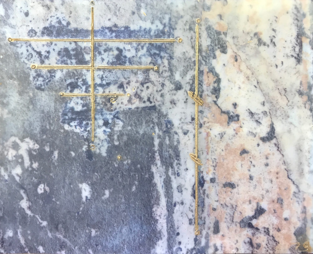 Pompeii XXI - Photo Encaustic Art
