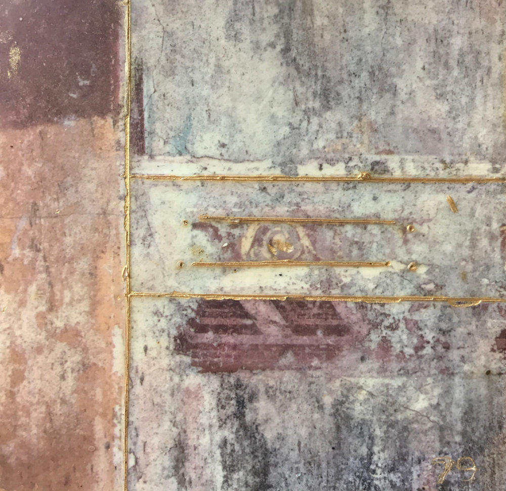 Pompeii VI Photo Encaustic Art