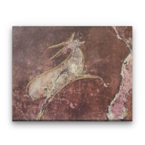 Pompeii IX Photo Encaustic Art Box Lid