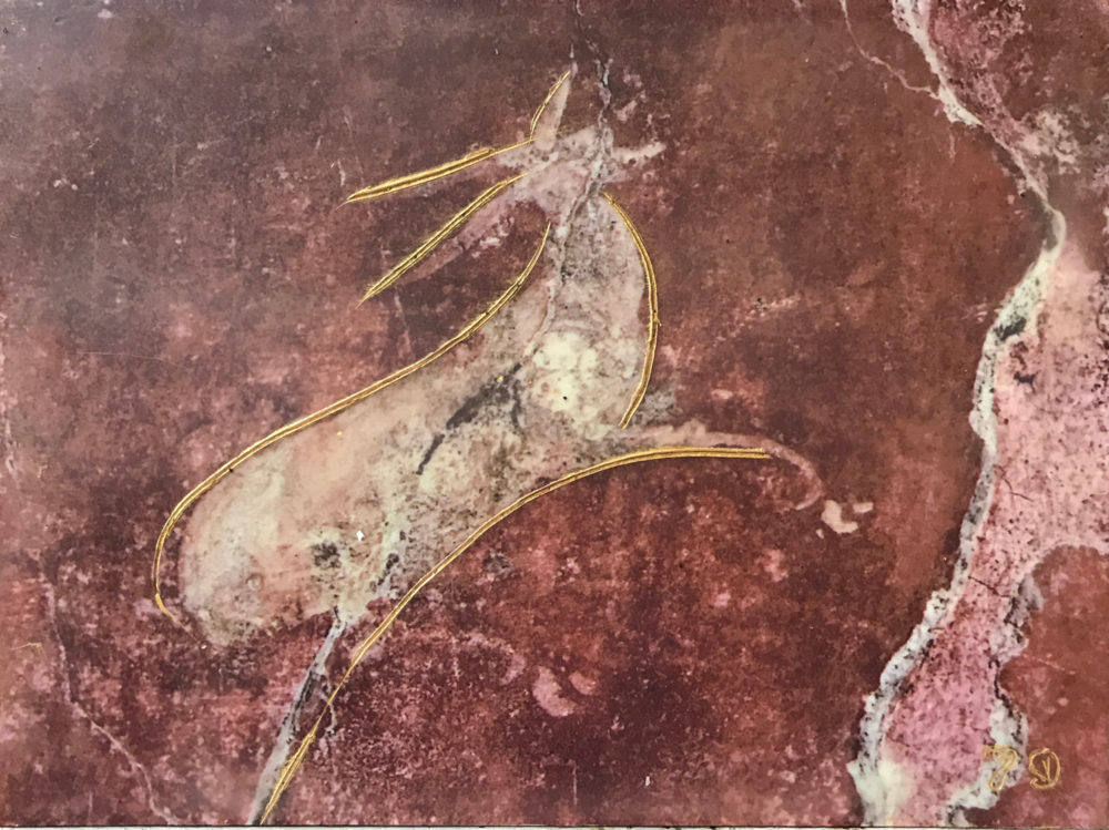 Pompeii IX Photo Encaustic Art Box Lid