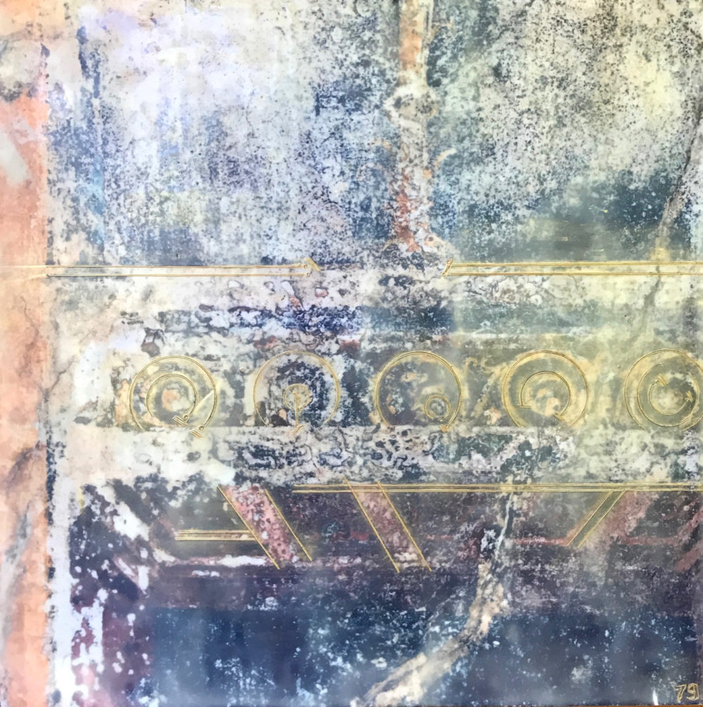 Pompeii Encaustic Artwork by Heather Davis