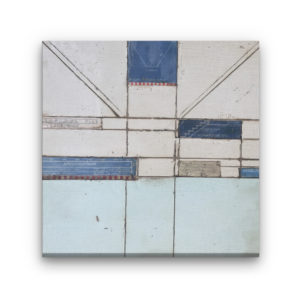 Vintage Plans Encaustic Painting by Heather Davis