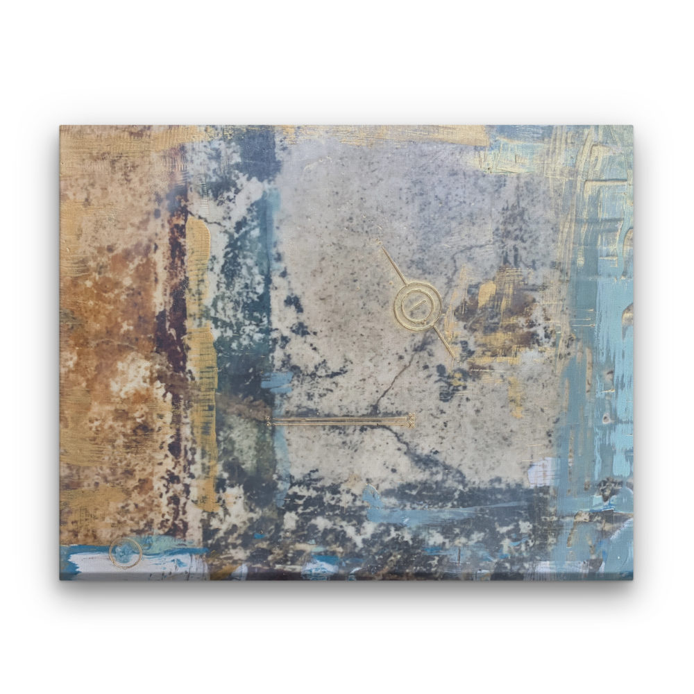 Pompeii XXX Photo Encaustic Oil Painting