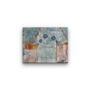 Untitled I - Photo Encaustic Oil Painting by Heather Davis